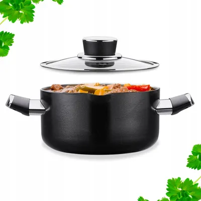 Image de Casserole KORKMAZ LENA 24cm universelle avec couvercle