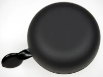 Produktbild von Ding Dong Fahrradklingel Schwarz matt Ø 80 mm
