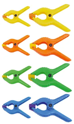 Produktbild von WERKZEYT Klemmzwingen - Set 22 teilig 63/90 mm - Blau/Grün/Orange/Gelb - Zwinge