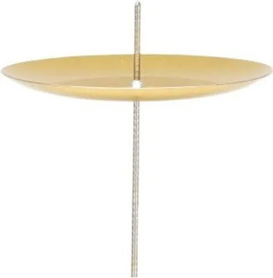 Produktbild von Adventskranzstecker 4 Stk., Gold, Größe wählbar Ø 50 - 77mm | Adventsstecker  , Größe:Ø 77 mm