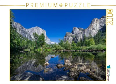 Produktbild von CALVENDO Puzzle Yosemite Valley | 2000 Teile Lege-Größe 90x67cm Foto-Puzzle für glückliche Stunden