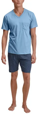 Produktbild von CALIDA Relax Streamline Kurz-Pyjama Herren Glacier Lake 46-48