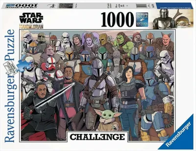 Obrázok produktu pre Ravensburger Challenge Baby Yoda, 1000 kusov, Televízia / filmy, 14 rok / roky