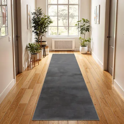 Produktbild von TT Home Wohnzimmer Teppich Hochflor Langflor Kunstfell Weich Modern Unifarben Flauschig Größe 80x150 cm