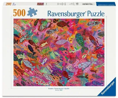 Produktbild von Fisch-Puzzle, 500 Teile, mit Fuchsia-Farben