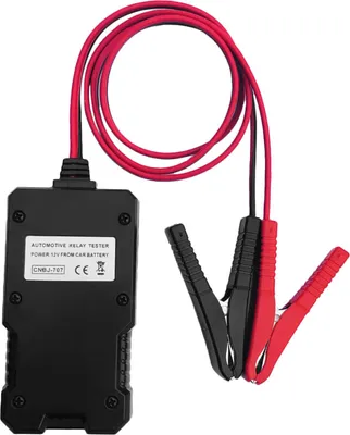 Obrázok produktu pre 12V kontrolný prístroj na kontrolu autobatérie Elektronický reléový tester s klipmi Auto reléový diagnostický nástroj