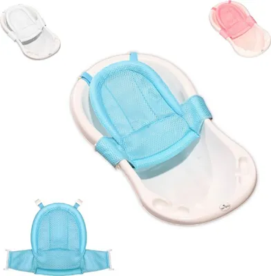 Obrázok produktu pre Lorelli detsk sieka do vane Froggy vloka do vane plastov klipy od narodenia modr
