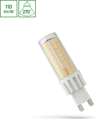 Produktbild von Spectrum LED Leuchtmittel Stiftsockellampe 7W = 59W G9 770lm warmweiß 3000K 240°
