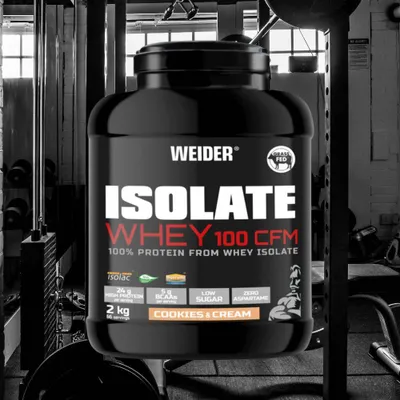 Produktbild von Isolate Whey 100 CFM (2000g) Cookies & Cream