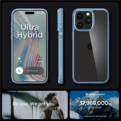 Obrázok produktu pre Spigen ACS06447, Ochranný obal, Apple, iPhone 15 Pro Max, 17 cm (6.7"), Modrá