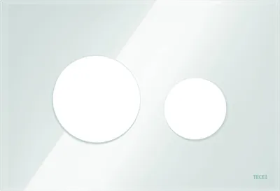 Produktbild von TECE Loop front voor modulair bedieningspaneel wit voor TECE Profil