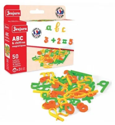 Immagine prodotto di JeuJura Scatola da 50 lettere corsive in plastica