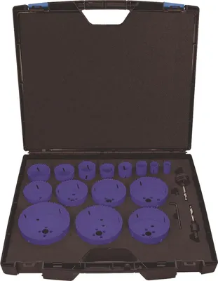 Produktbild von Lochsgen-Satz 17-teilig 19-114 mm Schnitttiefe 38 mm HSS-Co8