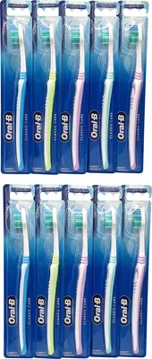 Produktbild von 10x Oral-B Classic Care 1-2-3 Zahnbürste medium