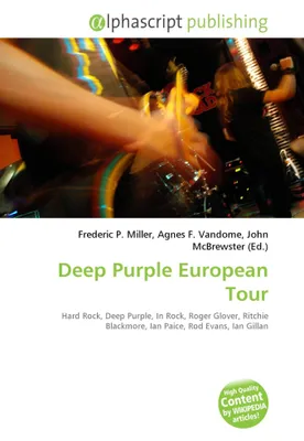 Produktbild von Deep Purple – Europatournee
