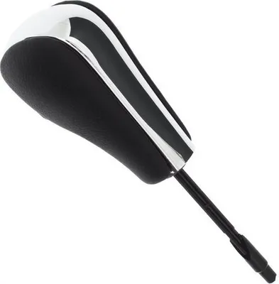Image de Pommeau de levier de vitesse pour automatique en noir / chrome pour BMW X3 E83 X5 E53