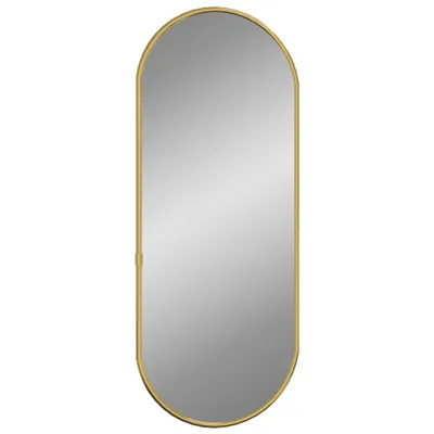 Image de vidaXL Miroir mural Golden 60x25 cm Ovale