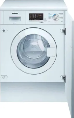 Produktbild von Siemens iQ500 WK14D543ES, Frontlader, Integriert, Links, Weiß, Weiß, Drehregler