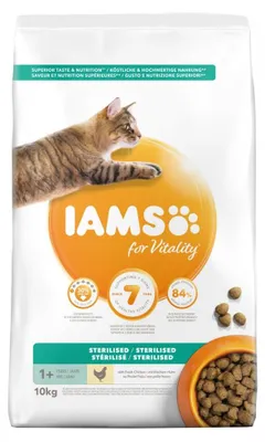 Immagine prodotto di Crocchette per gatti sterilizzati - IAMS, per una vitalità ottimale