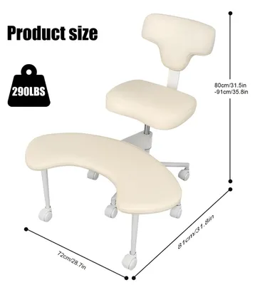 Produktbild von Ergonomischer Bürostuhl - Verstellbarer Bürostuhl - Drehbarer Bürostuhl - Arbeitsstuhl - Computerstuhl