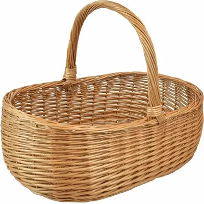 Produktbild von Kaminkorb Holzkorb Kaminholzkorb aus Weide Kk-033