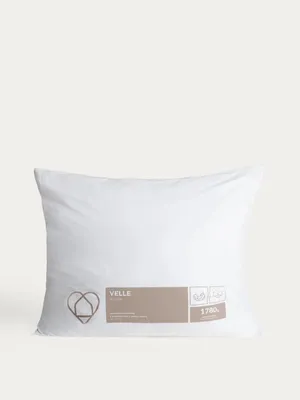 Zdjęcie produktu dla HOMLA Poduszka VELLE bawełniana z wypełnieniem z puchu i pierza 70x80 cm