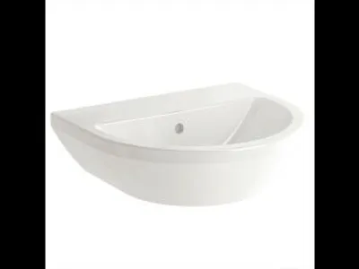 Produktbild von VITRA 7066L003-0012 Waschtisch Integra 495 x 430 mm rund