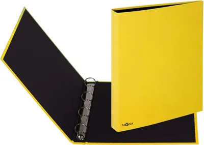 Immagine prodotto di Pagna® 20605-04 Raccoglitore ad anelli Basic Colours - A4, 4 anelli, Ø 25 mm, giallo