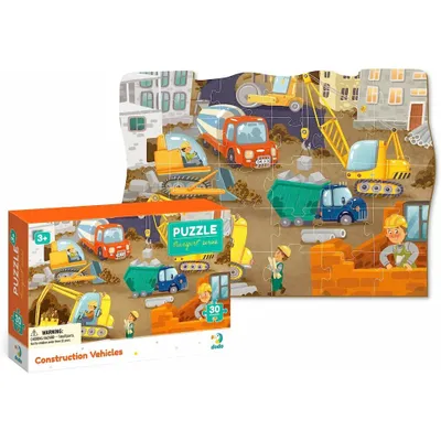 Immagine prodotto di DODO Puzzle Trasporto: Macchine da costruzione 30 pezzi