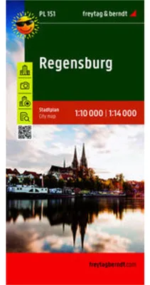 Image de Regensburg, plan de ville 1:14.000