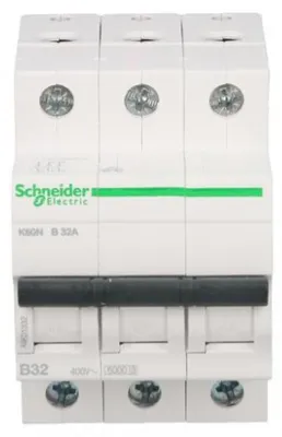 Produktbild von Leitungsschutzschalter 3P B 32A 6kA AC K60N Acti9 A9K01332