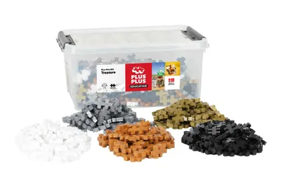 Produktbild von Plus Plus BIG Konstruktionsmaterial Bausteine 360 Schatzkiste