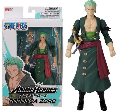 Immagine prodotto di Anime Heroes figurine 17 cm - Roronoa Zoro - BANDAI One Piece