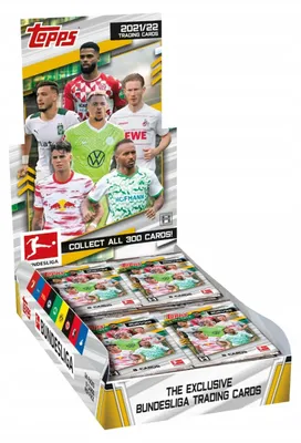 Produktbild von Topps Hobby Box Bundesliga 2021–2022 Football Cards – Haaland – 24 Packs