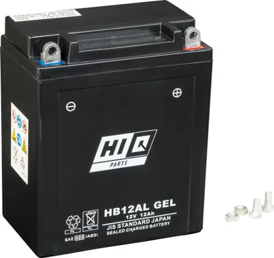 Produktbild von Hi-Q AGM Gel Batterie HB12AL 12V 12Ah Wartungsfrei für Motorrad