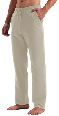 Productafbeelding van Solidchoice - Katoenen Yoga Broek met Open Onderkant en Zakjes