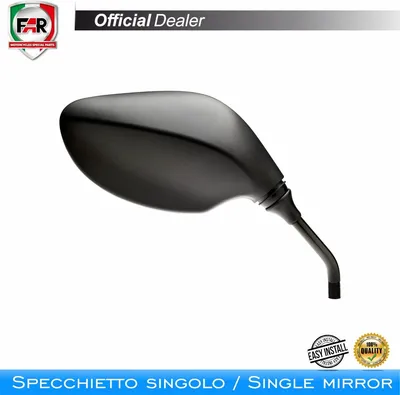 Immagine prodotto di Specchietto manubrio FAR 7785 sinistro nero