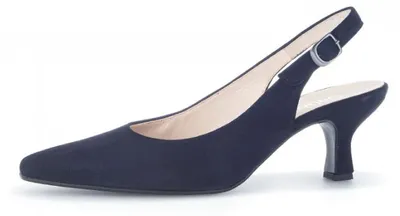 Produktbild von Gabor 61.510 Damenschuhe - Sling Pumps blau Elegant NEU