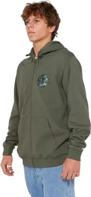 Productafbeelding van Rip Curl wetsuit jas, model Passage Icon, met rits, kleur groen, maat XL, voor heren, kleur groen, maat XL