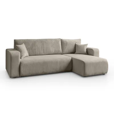 A sectional sofa is shown against a white background.