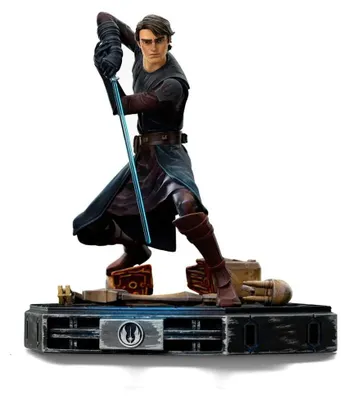 Produktbild von Iron Studios Star Wars Deluxe The Clone Wars Anakin Skywalker Art Scale 1/10 19 Cm Figur One Size