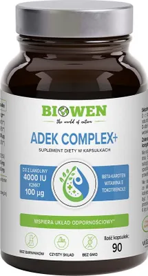 Produktbild von BIOWEN ADEK Complex+ Vitamin ADEK IMMUNITY 90 Kapseln