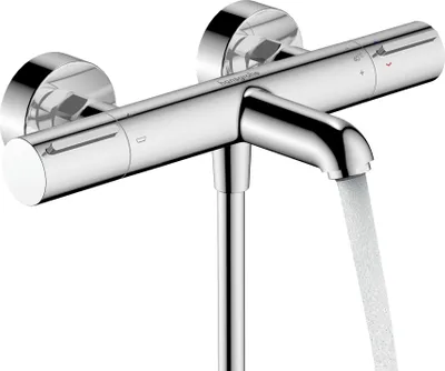 Produktbild von hansgrohe Ecostat Element Wannenthermostat, Ausladung 177mm, Aufputz, 2 Verbraucher, 13347000