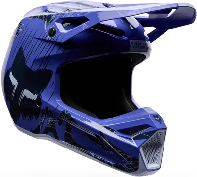 Produktbild von FOX V1 Diffuse Special Edition Motocross Helm, lila/schwarz, L