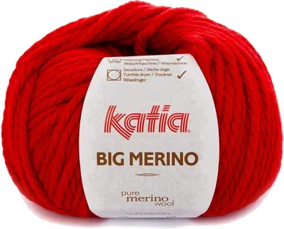 Obrázek produktu pro Katia Big Merino 4 Red Pletací příze