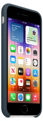 Immagine prodotto di Apple Silikon Case (iPhone SE 2022) blau