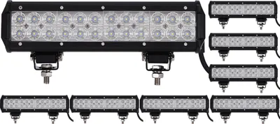 Produktbild von Greenmigo 8X 72W LED 7200LM 6000K 12V 24V Arbeitslicht Offroad Flutlicht Reflektor Scheinwerfer IP67 Arbeitsscheinwerfer
