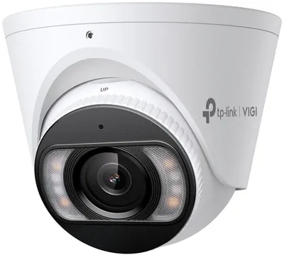 Produktbild von TP-Link VIGI C445 V1 - Netzwerk-Überwachungskamera - schwenken / neigen - Turret - wasserfest - Farbe (Tag&Nacht) - 4 MP - 2688 x 1520 - M12-Anschluss - feste Brennweite - Audio - LAN 10/100 - H.264, H.265, H.265+, H.264+ - Gleichstrom 12 V / PoE