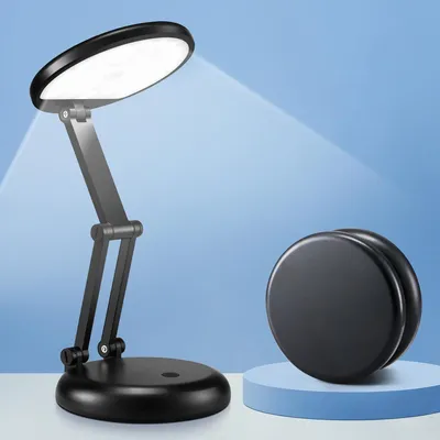 Produktbild von LED Schreibtischlampe 3600-mAh Wiederaufladbare, 3600-mAh Tischlampe, klappbar, 300 Lumen 4000 K natürliches Licht
