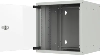 Zdjęcie produktu dla EFB Elektronik WGB-1006GR.30, Szafa wisząca, 6U, 30 kg, Zamek, Relingi, Zarządzanie okablowaniem